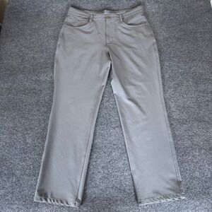 FootJoy Golf Pants Gray Mens 34x32 (Fits 35x30) Athletic Fit Performance Stretch